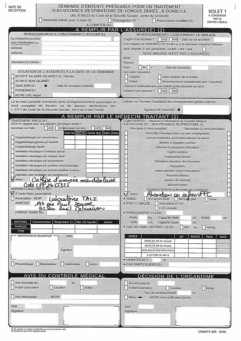 Prescription et pose d’orthèses d’avancée mandibulaire : rôle de l ...
