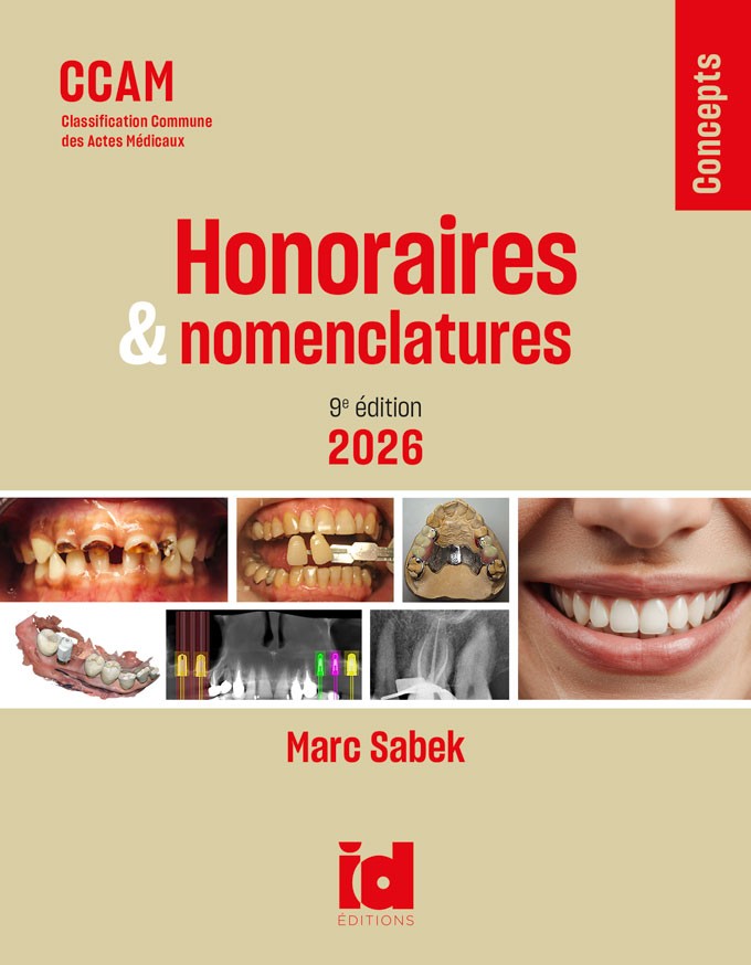 Honoraires et Nomenclatures 9<sup>e</sup> édition